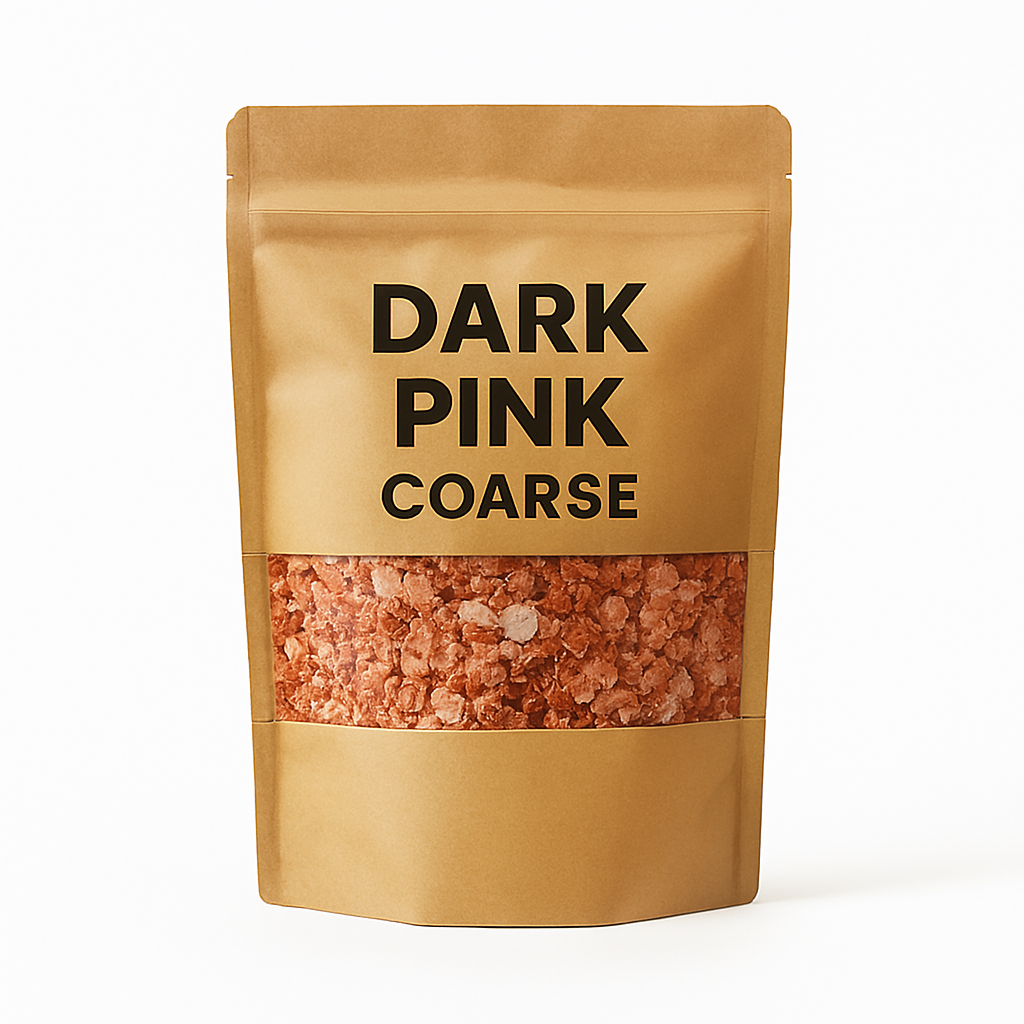 Himalayan Dark Pink Salt (Bulk) |  Coarse (2.0-4.0mm) | Natural & Mineral-Rich | Custom Packaging Available
